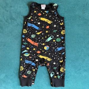 Baby Space Overall, Hanna Andersson, 12-18 Months, Loose Fit, Cotton Jersey